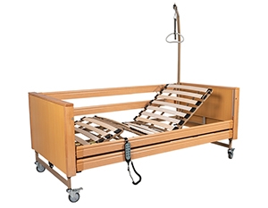 Rehabilitation and care bed